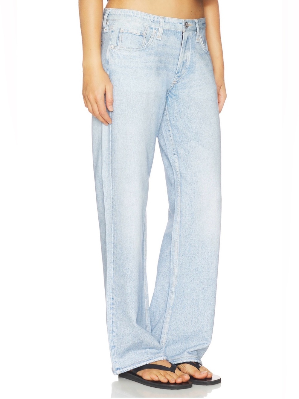 Rag & Bone Miramar Terry Saige Full Length Jeans Size 26 NWT